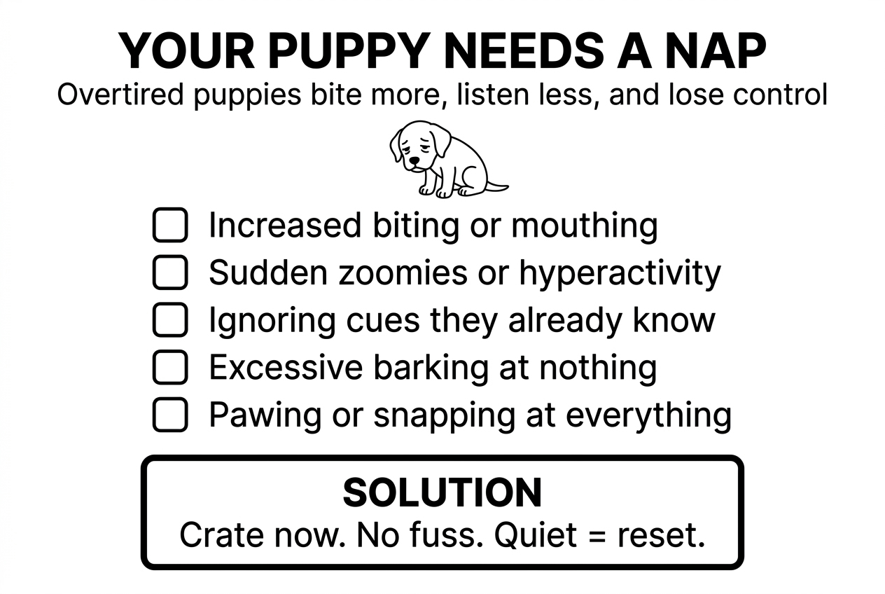 Signs Your Puppy Needs a Nap
