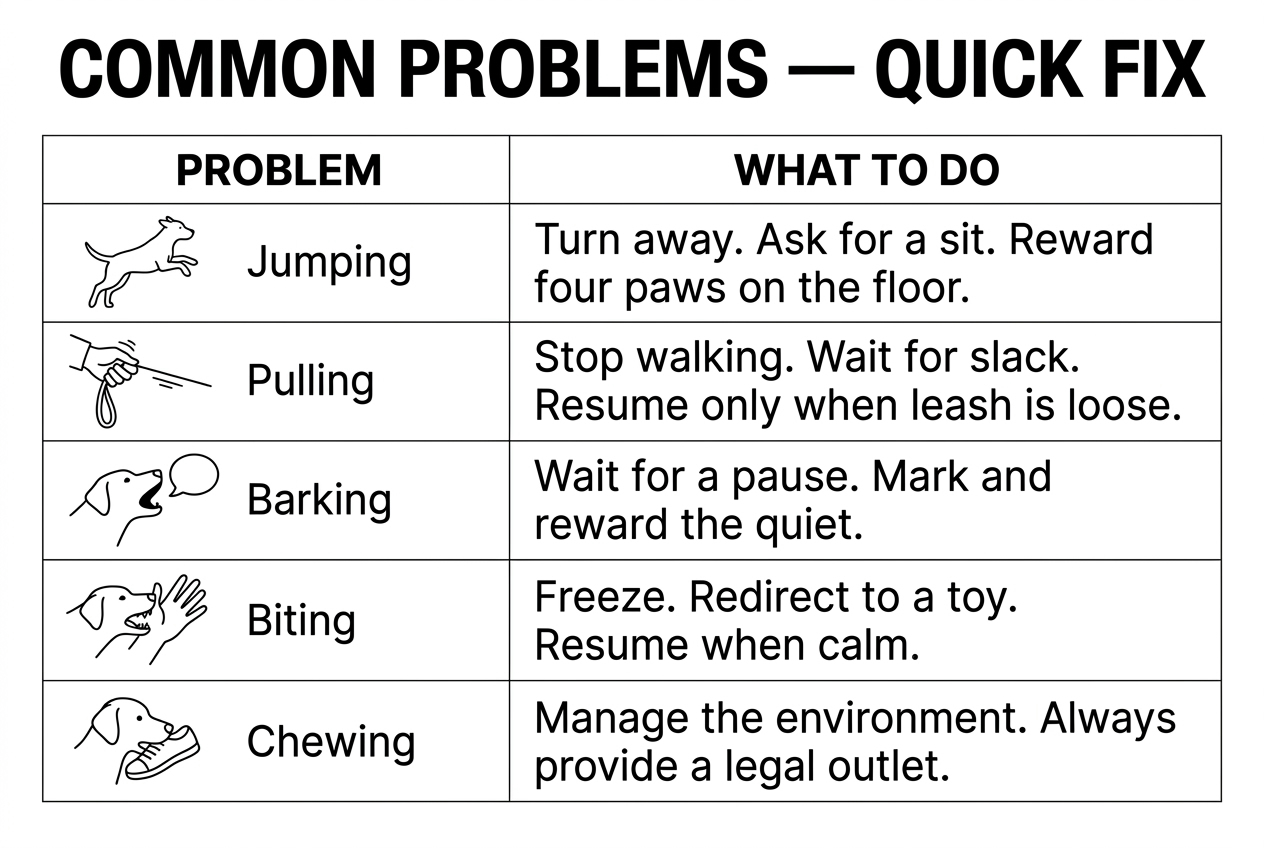 Common Problems Quick Fix